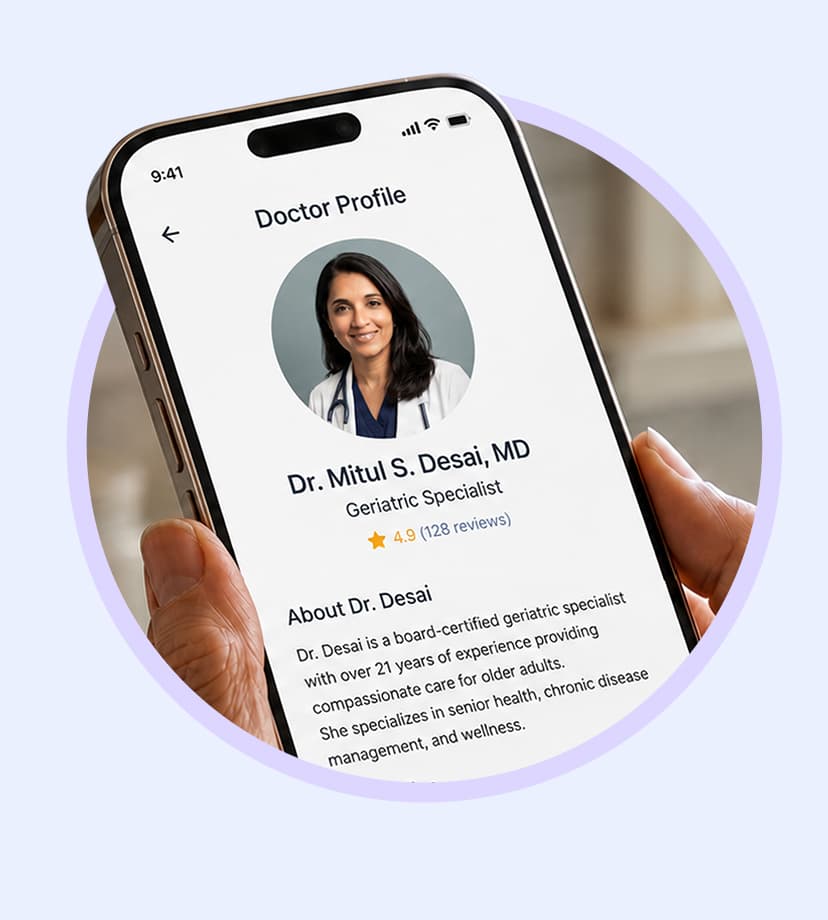 Bold Care provider profile in the Bold app